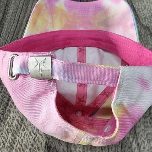 🔴 5 for $10 Jeffree Star Multicolor Tie Dye Adjustable Hat - Picture 5 of 6